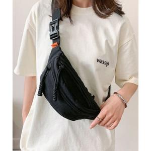 フロージュ florge キャンプノットダブルポケットボディーバッグ （ブラック）