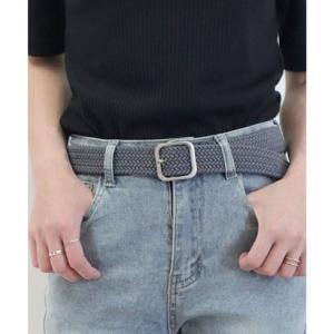 フロージュ florge 【メンズ・レディース兼用】ストレッチメッシュベルト （グレー）