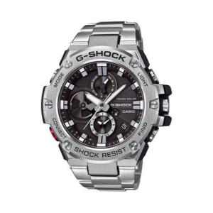 【G-SHOCK】G-STEEL(Gスチール) / クロノグラフ＆スマートフォンリンク / GST-B100D-1AJF （ブラック×シルバー）