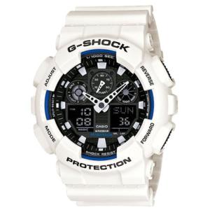 【G-SHOCK】デジタル＆アナログ / GA-100B-7AJF / Gショック （ホワイト×ブラック）｜locondo-shopping