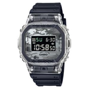 【G-SHOCK】カモフラージュ・スケルトンシリーズ / DW-5600SKC-1JF / Gショック （ブラックスケルトン×カモフラージュ）｜locondo-shopping