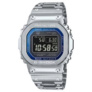 【G-SHOCK】フルメタル / スマートフォンリンク＆電波ソーラー / GMW-B5000D-2JF （ブルー×シルバー）｜locondo-shopping