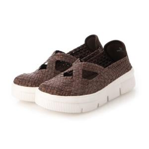 ゴムゴム Gomu56 厚底ゴムメッシュクロススニーカー （SHNYBROWN）