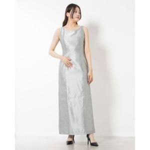 ジュネビビアン Genet Vivien ロングドレス （シルバー）
