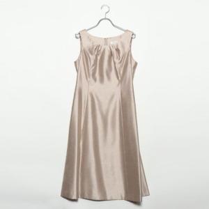 ジュネビビアン Genet Vivien 丸首ロングワンピース （ピンク）