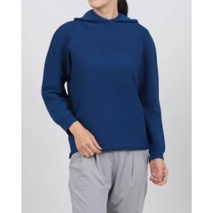 ガビック GAViC シームレス 3D ニットパーカー （ブルー）