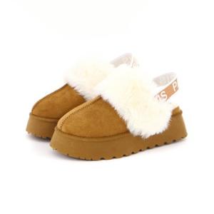 ギャラリー gallery レディース ムートンサンダル ファーサンダル クロッグサンダル バックバンド かわいい 厚底 29897 （キャメル）