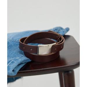 ガリャルダガランテ GALLARDAGALANTE トップバックルベルト （brown）