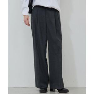 ガリャルダガランテ GALLARDAGALANTE タックワイドストレートパンツ （darkgray）