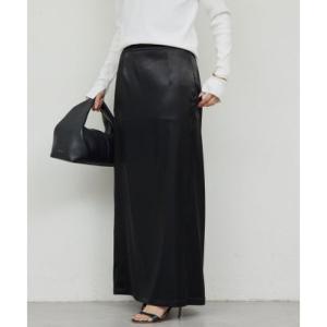 ガリャルダガランテ GALLARDAGALANTE ストレッチサテンタイトスカート （black）