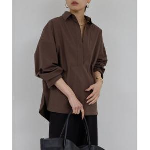 ガリャルダガランテ GALLARDAGALANTE スキッパーシャツ （brown）