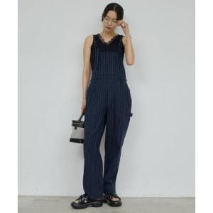 ガリャルダガランテ GALLARDAGALANTE リネンサロペット （navy）