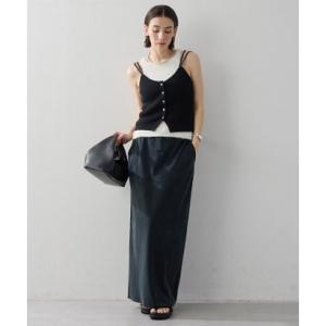 ガリャルダガランテ GALLARDAGALANTE キュプラジャージーイージースカート （black）