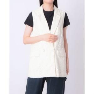 ガウディ GAUDI 綿レースジレ （IVORY）