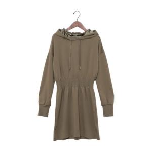 ガウディ GAUDI ボタンポイントフーディースウェットワンピース （MILITARE）