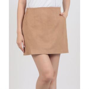 ガウディ GAUDI エコスウェードミニスカート （BROWN）