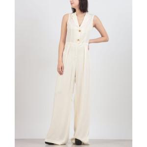 ガウディ GAUDI Goldボタンポイントオールインワン （OFF WHITE）
