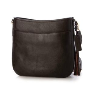 ジェニュインレザー Genuine Leather 本革ショルダーバッグ 2本ショルダーベルトセット （choco）