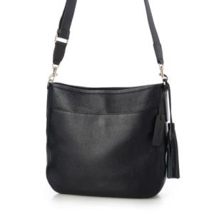 ジェニュインレザー Genuine Leather 本革ショルダーバッグ 2本ショルダーベルトセット （ダークネイビー）