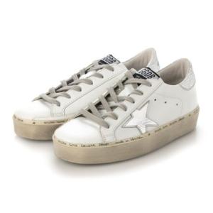 ゴールデングース GOLDEN GOOSE レザーローカットスニーカー（WHITE/SILVER）