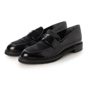 グランデグランデ grandegrande リラックスローファー （BL×ハラコ）