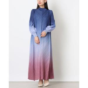 グレース エフ Grace F ＊グラデーション アコーディオンプリーツ 年間愛用 （BLUE/PURPLE）