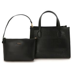 ゲス GUESS KATEY Perforated Small Tote （BLA）