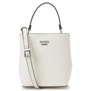 ゲス GUESS KAMRI Mini Bucket （WHI） ハンド ショルダー クロスボディバッグ レディース｜locondo-shopping