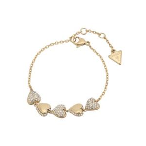 ゲス GUESS BY YOUR SIDE 8MM Multi Hearts Pave Bracel...