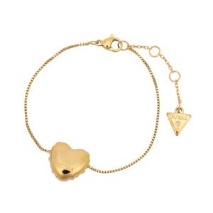 ゲス GUESS ICONIQUE 15MM MODERN HEART BRACELET （YG）
