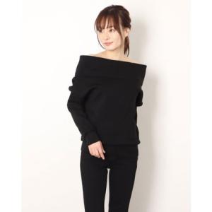 ゲス GUESS Brenda Logo Sweat （JET BLACK）｜locondo-shopping