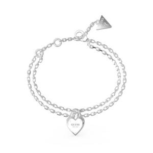 ゲス GUESS ALL YOU NEED IS LOVE Mini Heart Lock Brac...