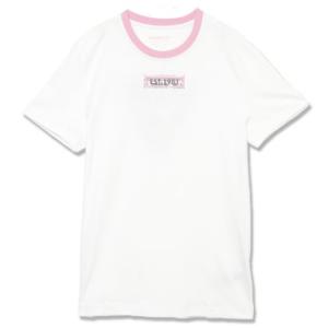 ゲス GUESS SS Cn Mesh Triangle Tee （G011） Tシャツ レディース｜locondo-shopping