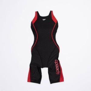 スピード speedo レディース 水泳 フィットネス水着 EVEN LAP KNEESKIN SFW12050【返品不可商品】 （ブラック）｜locondo-shopping