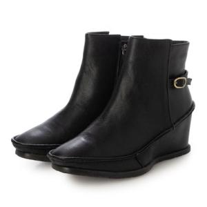 ヒナ デイ グリーン Hina Day Green サイドファスナーショートブーツ （BL）