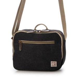 ハンプコウボウ 帆布工房 STROLL A5 ショルダーバッグ （035.ブラック）