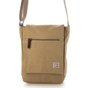 ハンプコウボウ 帆布工房 FLAP SHOULDER B5 ショルダーバッグ （076.ベージュ）