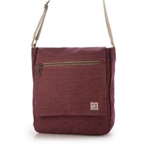 ハンプコウボウ 帆布工房 FLAP SHOULDER B5 ショルダーバッグ （012.ダークレッド）