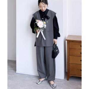 【2点セット】『自宅で洗える』Vネックベスト×カ...の商品画像