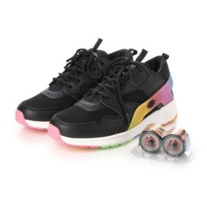 ヒーリーズ HEELYS FORCE-BLACK/RAINBOW SMOOTH PU （BLK）