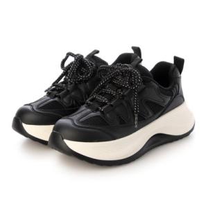 heal me ヒールミー レディース ボリュームソールスニーカー 厚底 125204 （ブラック）