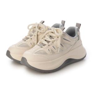 heal me ヒールミー レディース ボリュームソールスニーカー 厚底 125204（グレー）