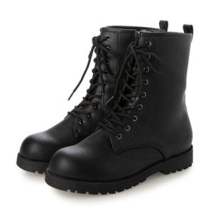 heal me ヒールミー レディース レースアップブーツ【耐水/幅広3E/滑りにくい/暖か裏起毛】編み上げ ミドルブーツ ウィンターシューズ 225