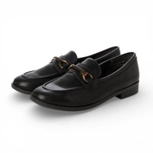 heal me ヒールミー レディース ビットローファー【耐水/超軽量/幅広3E/滑りにくい】 126200 ブラック