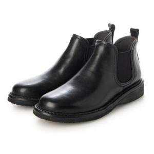 ハーブ herb 牛革 サイドゴアブーツ （ブラック）