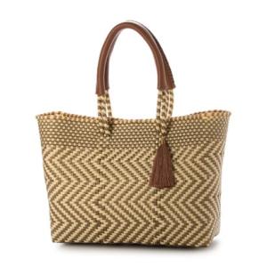 ヒマワリ HIMAWARI 編み込みBAG （BEIGE/ORO/WAVE）
