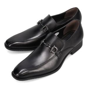 ヒロココシノオム HIROKO KOSHINO HOMME メンズ ビット付きスリッポンドレスシューズ  HR1004 （ブラック）