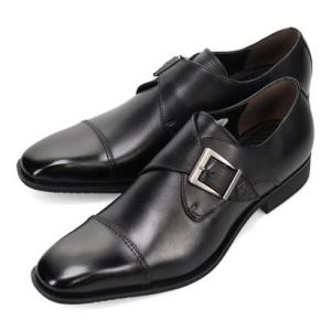 ヒロココシノオム HIROKO KOSHINO HOMME メンズ モンクストラップドレスシューズ  HR1003 （ブラック）