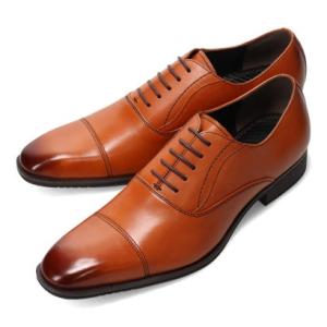 ヒロココシノオム HIROKO KOSHINO HOMME メンズ 内羽根ストレートチップドレスシューズ  HR1002 （ライトブラウン）