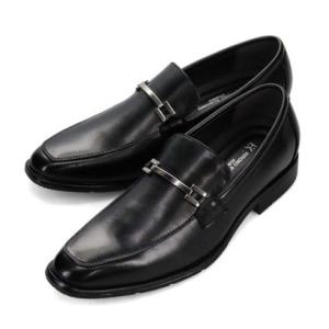 ヒロココシノオム HIROKO KOSHINO HOMME メンズ エレガント ユーチップ ビット付きスリッポンドレスシューズ HR7006 （ブラッ